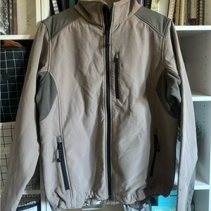 BLACK DIAMOND Fleece Lined Mock Neck Soft Shell Jacket New